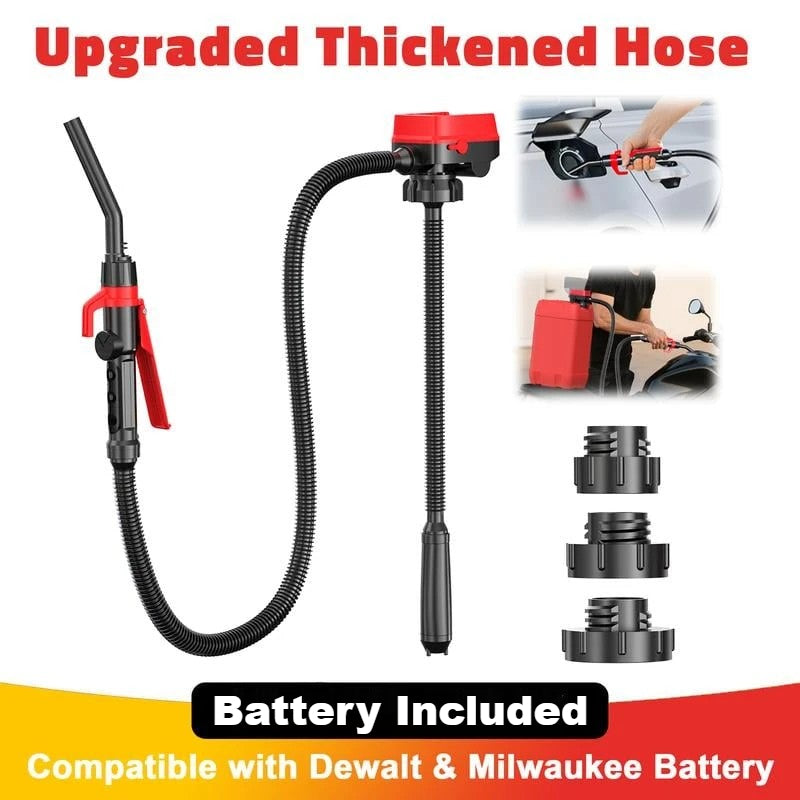 🔥LAST DAY 49% OFF – 2026 Upgraded Cordless Fuel Transfer Pump | Fast, Auto Shut-Off & No-Spill | DeWalt & Milwaukee Compatible