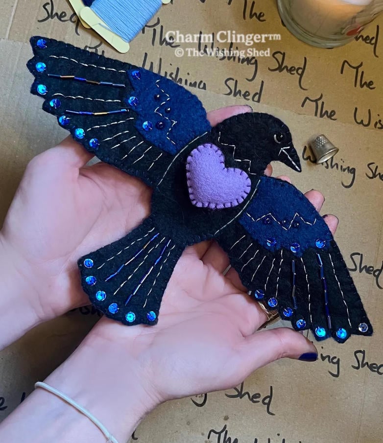 🔥Last Day 49% OFF - 🖤 “Raven’s Keepsake – Guardian of Stitches” 🪡✨| Includes all accessories