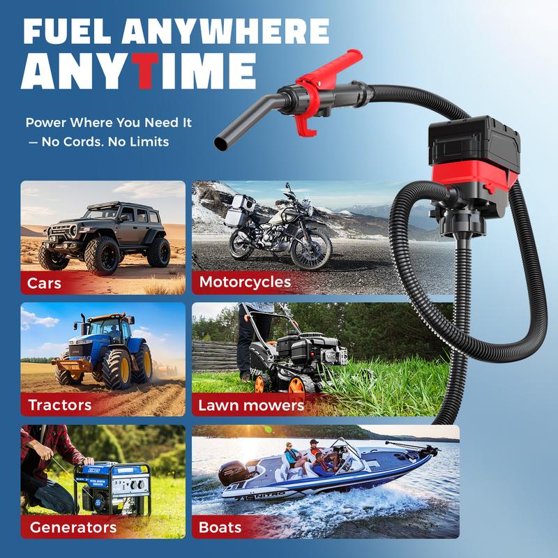 🔥LAST DAY 49% OFF – 2026 Upgraded Cordless Fuel Transfer Pump | Fast, Auto Shut-Off & No-Spill | DeWalt & Milwaukee Compatible