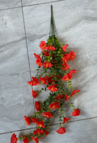 🌺UV Resistant Hanging Artificial Morning Glory Vine 💖 Decorative Flower for Home Garden, Porch, Window Box, Yard and Seasonal Celebrations
