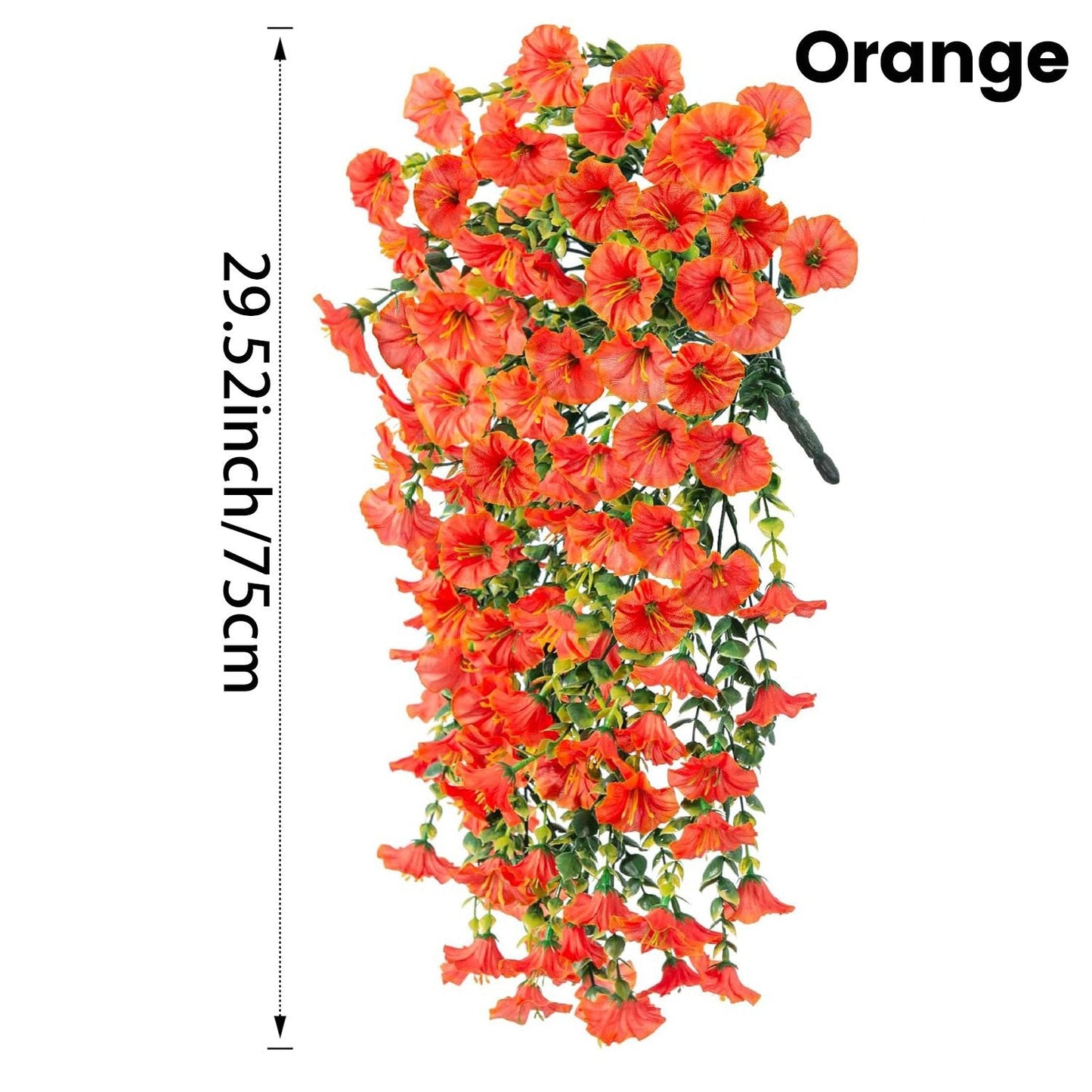 🌺UV Resistant Hanging Artificial Morning Glory Vine 💖 Decorative Flower for Home Garden, Porch, Window Box, Yard and Seasonal Celebrations