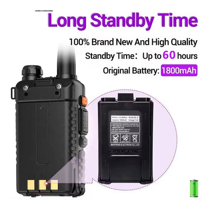 📻✨ UV-5R Dual Band Ham Radio – Stay Connected Anywhere! 🌍🚶‍♂️