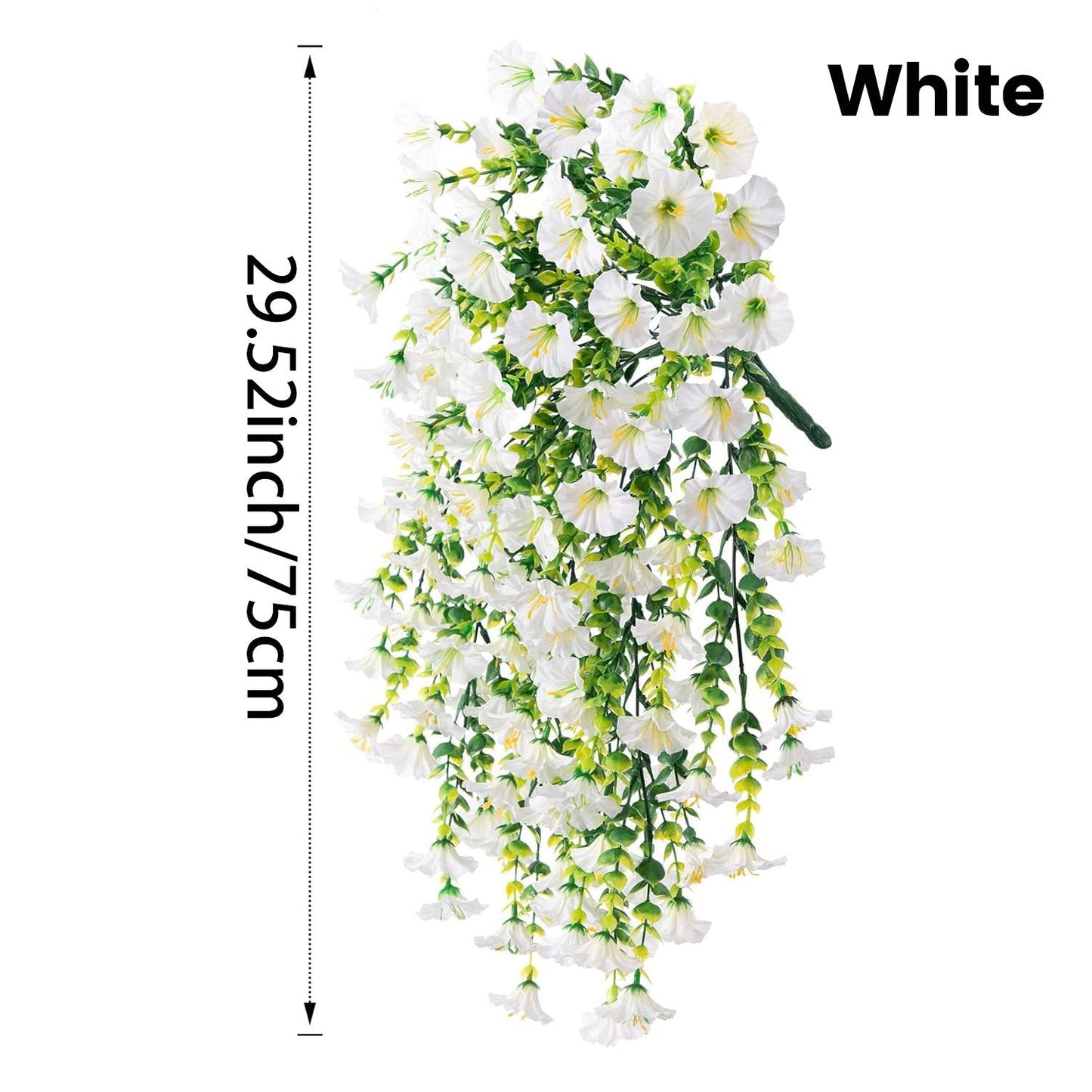 🌺UV Resistant Hanging Artificial Morning Glory Vine 💖 Decorative Flower for Home Garden, Porch, Window Box, Yard and Seasonal Celebrations